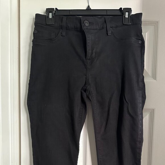 HUDSON Stretch Black Denim Krista Super Skinny Size 28 - Picture 2 of 4
